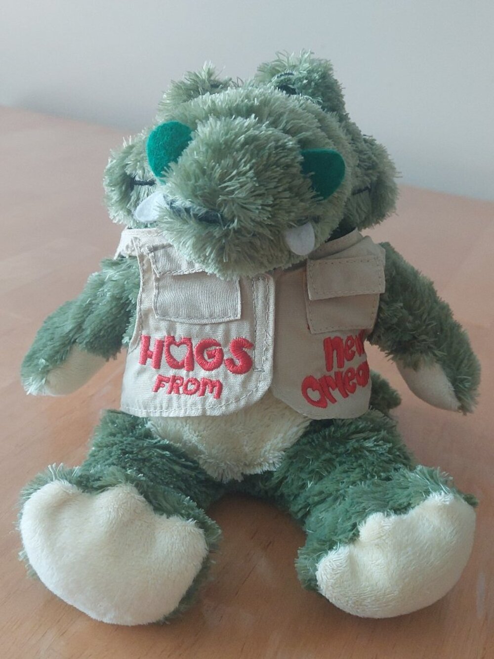 2010 Zoona Green Alligator/Crocodile New Orleans Souvenir Plush